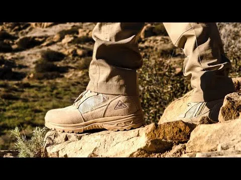 6" CoolMax Ryno Gear Tactical Combat Boots (Beige)