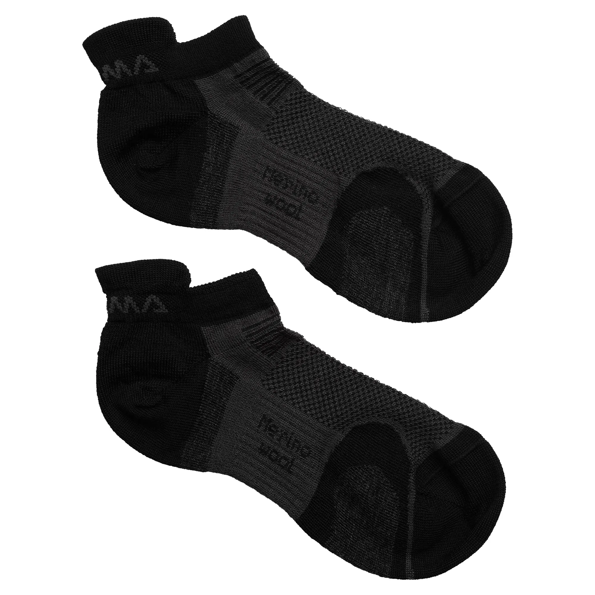Aclima Ankle Socks 2-Pack Jet Black | Buy Aclima Ankle Socks 2-Pack Jet Black here | Outnorth