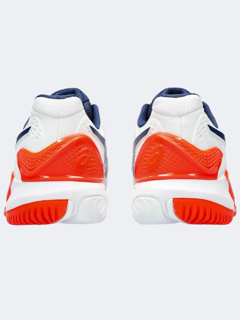 Asics Gel Resolution 9 Men Tennis Shoes White/Blue Expanse