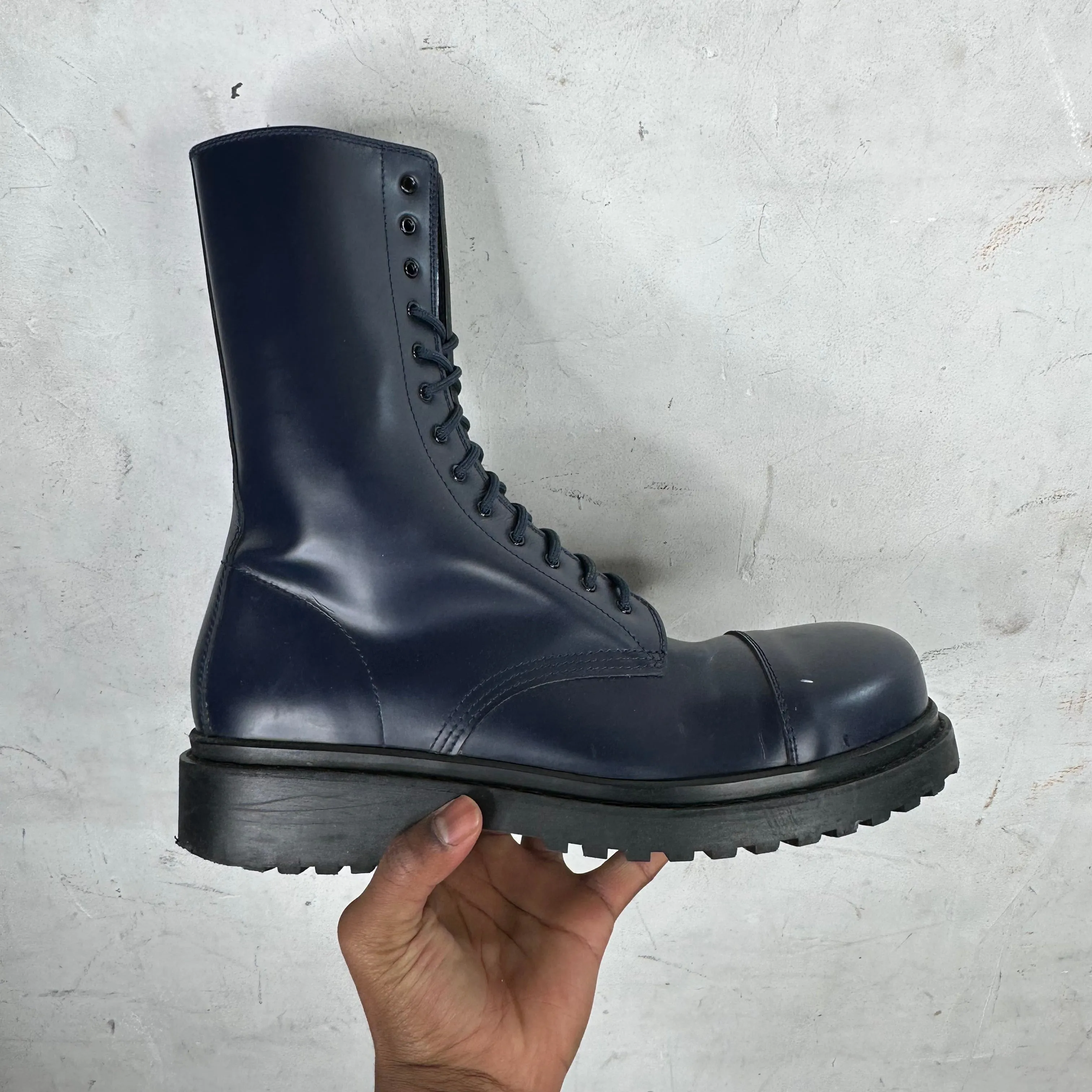 Balenciaga Coated Combat Boot