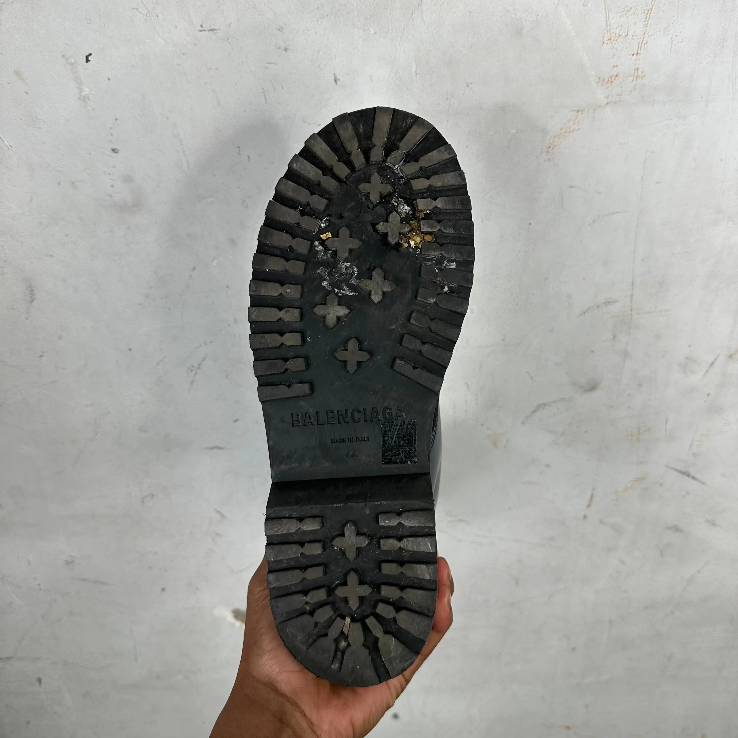 Balenciaga Coated Combat Boot