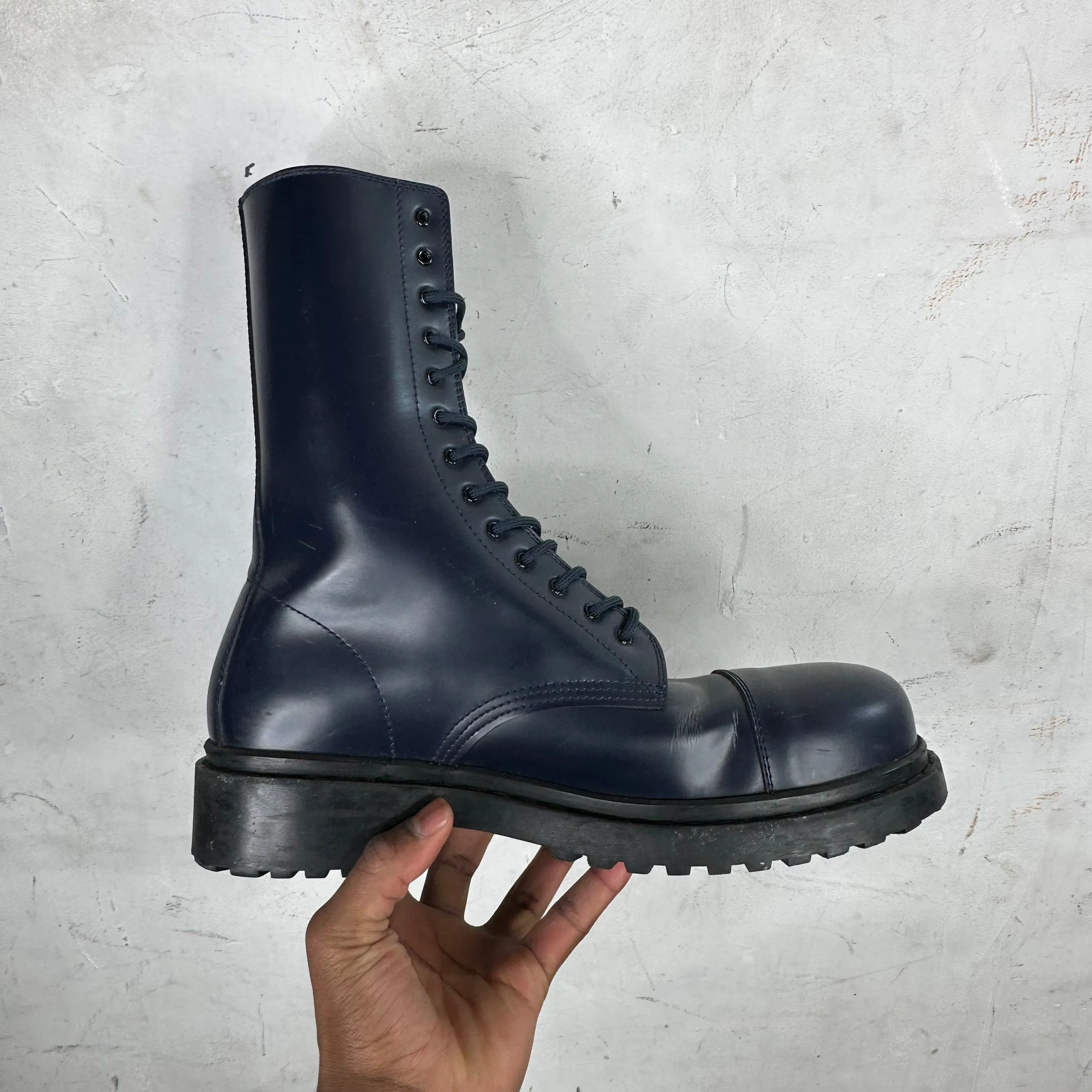 Balenciaga Coated Combat Boot