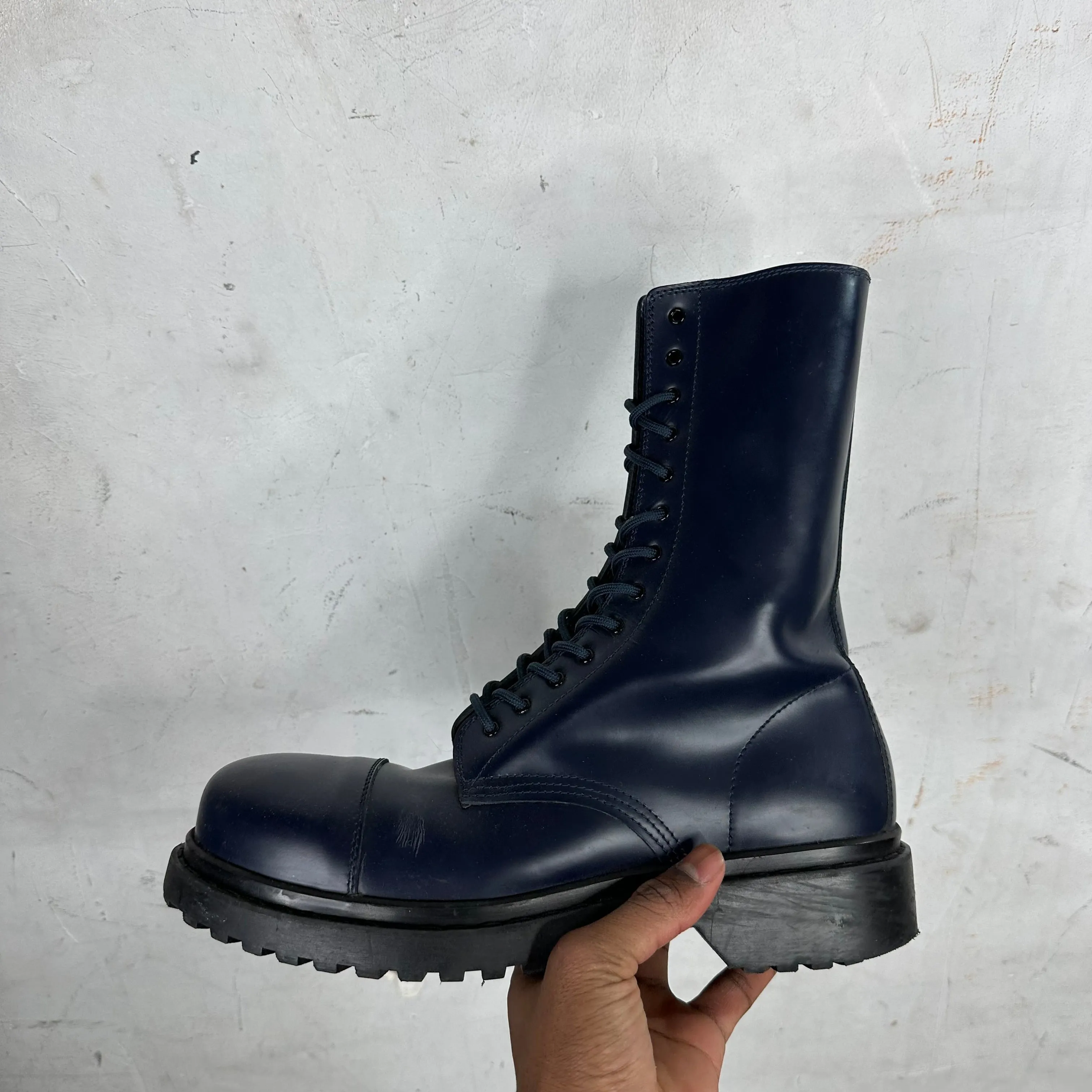 Balenciaga Coated Combat Boot