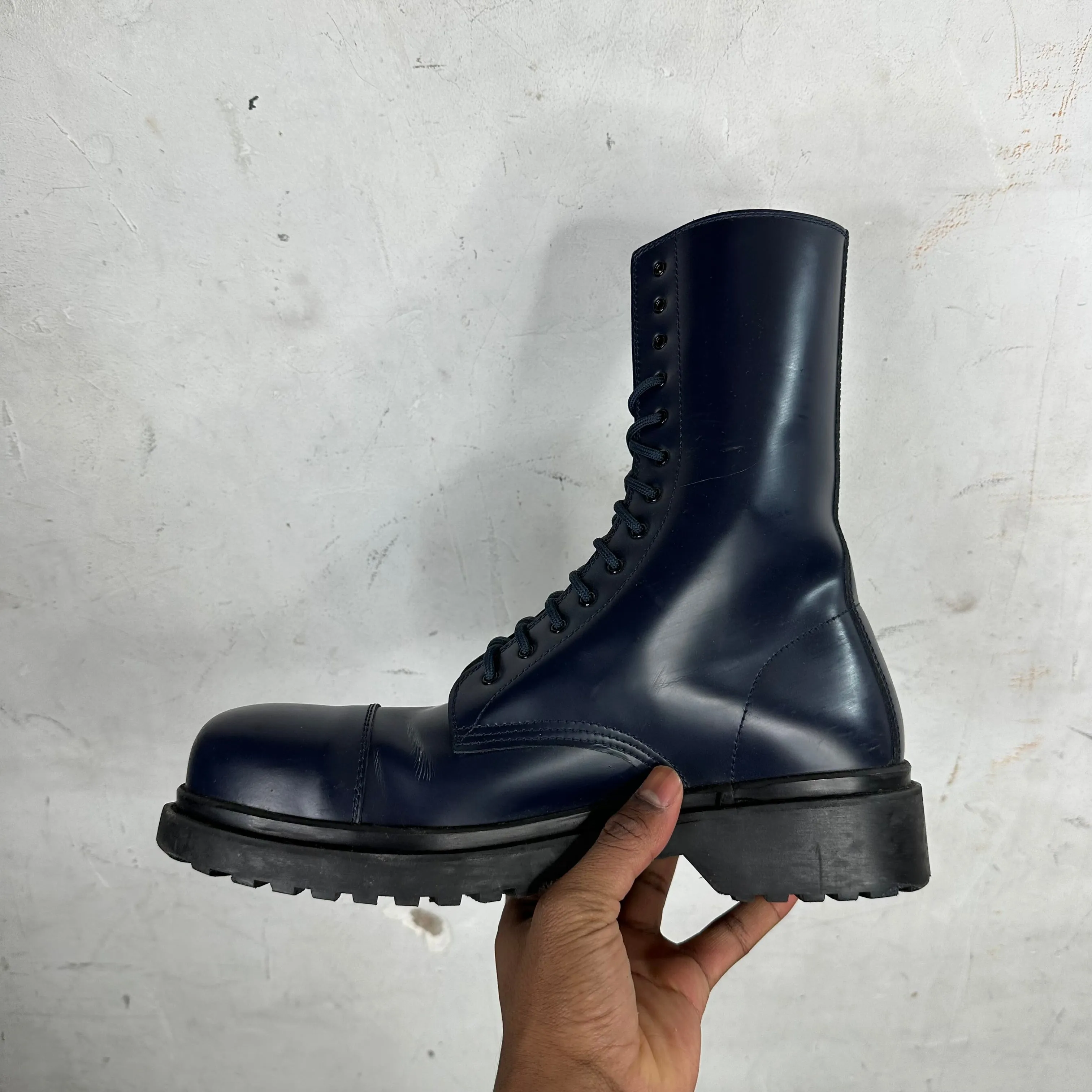 Balenciaga Coated Combat Boot