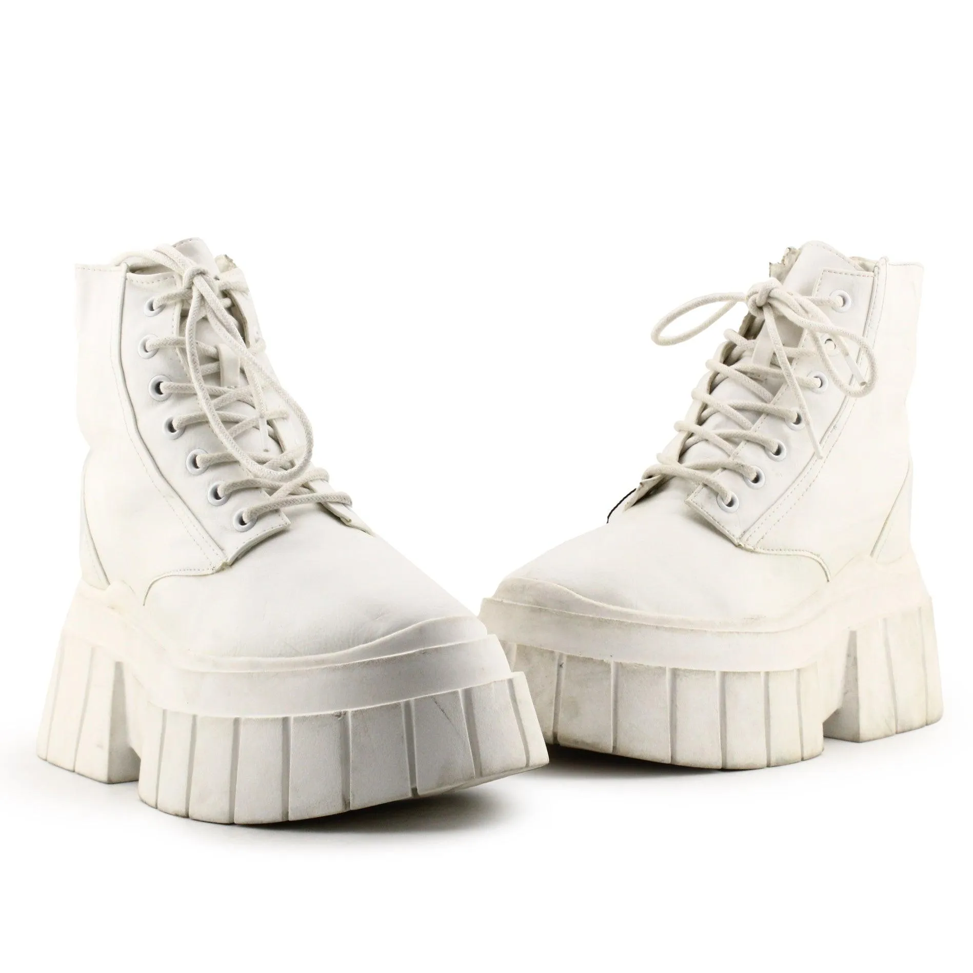 Bershka Laces Platform Boots