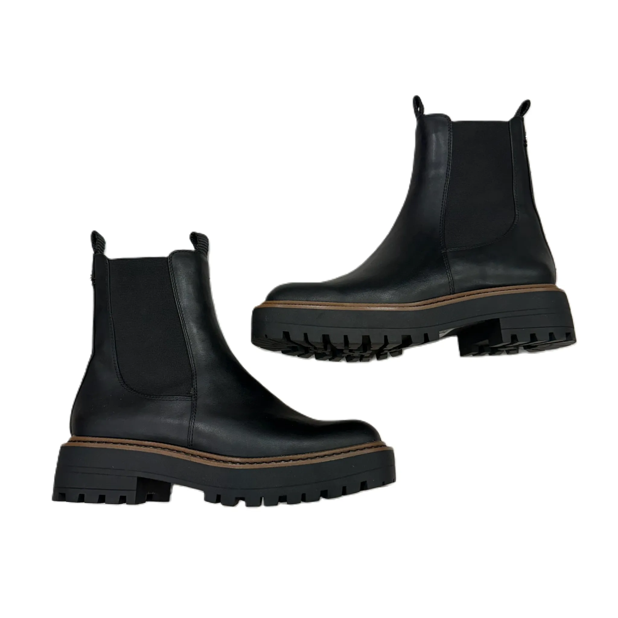 Boots Ankle Flats By Sam Edelman In Black, Size: 5.5