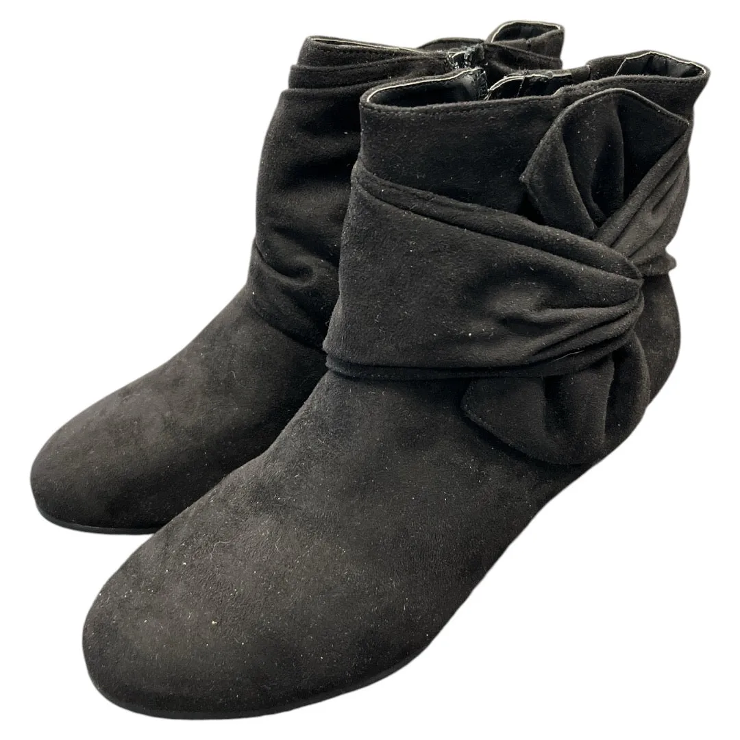 Boots Ankle Heels By Comfortview In Black, Size: 10.5