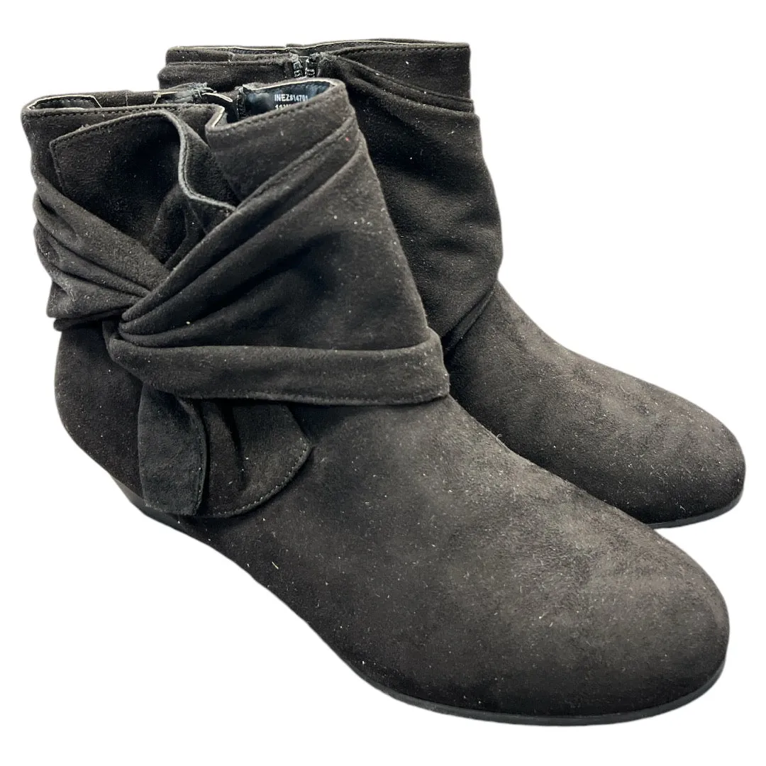 Boots Ankle Heels By Comfortview In Black, Size: 10.5