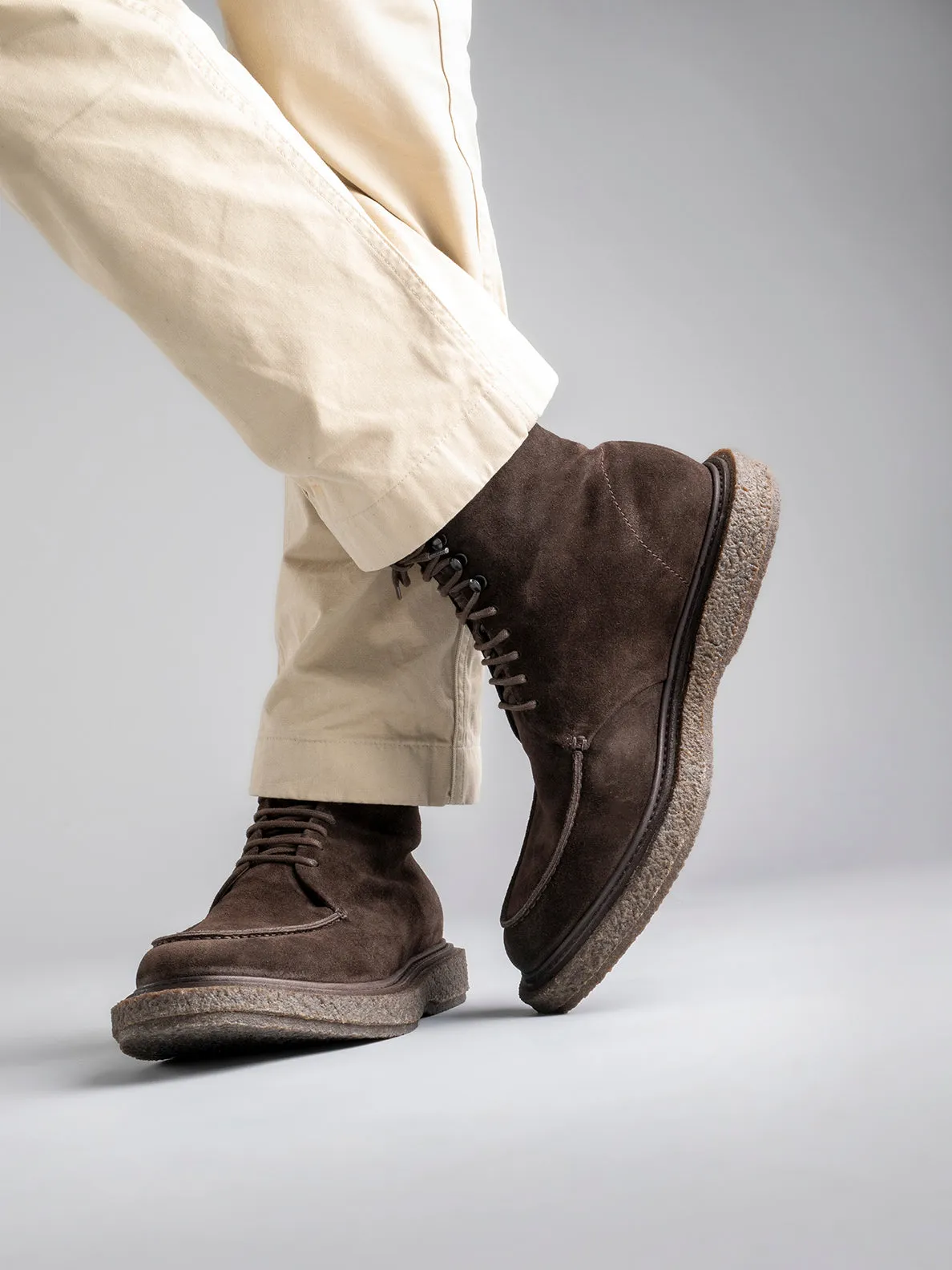 BULLET 008 - Brown Suede Ankle Boots