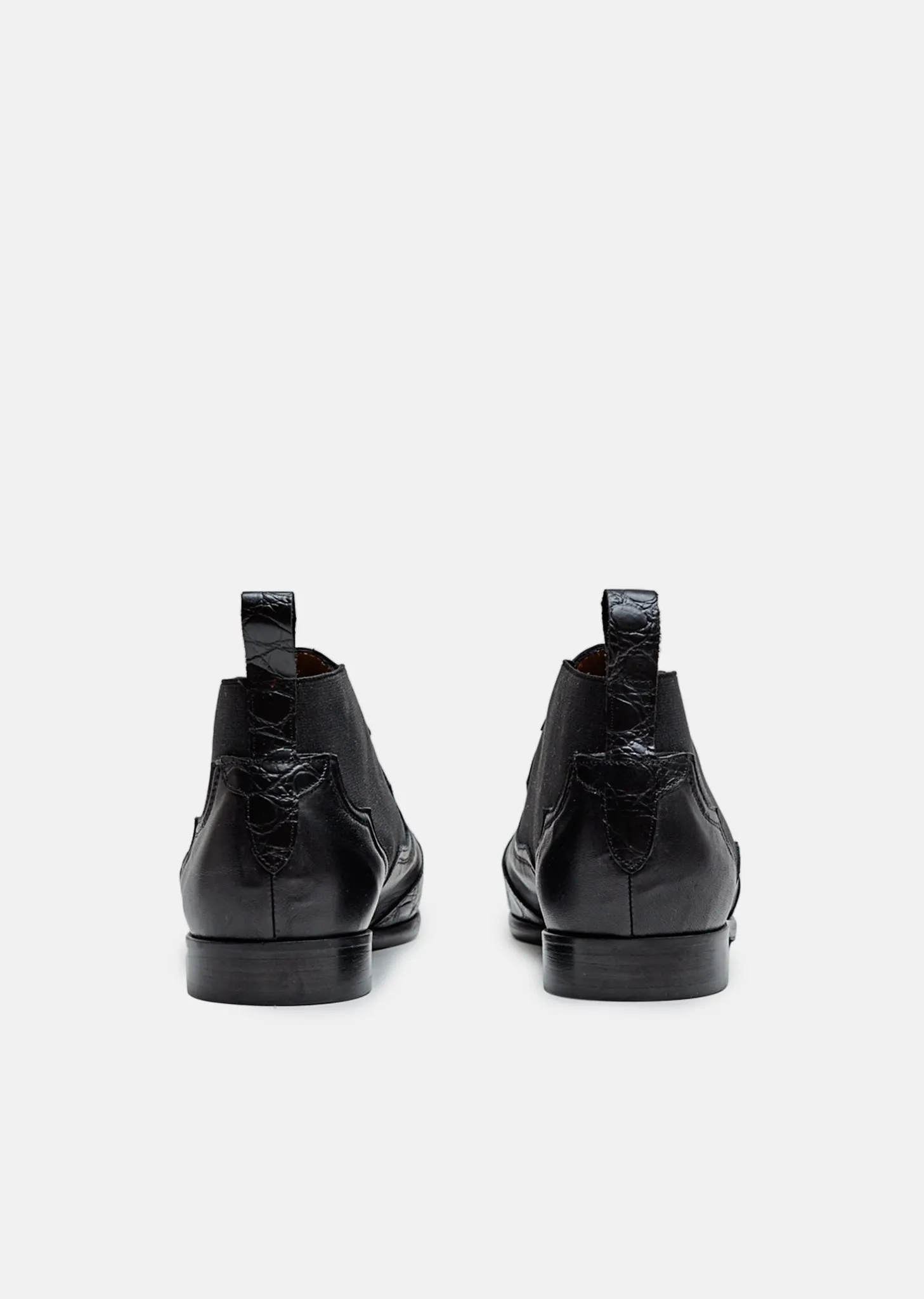 Calfskin Leather Ankle Boots