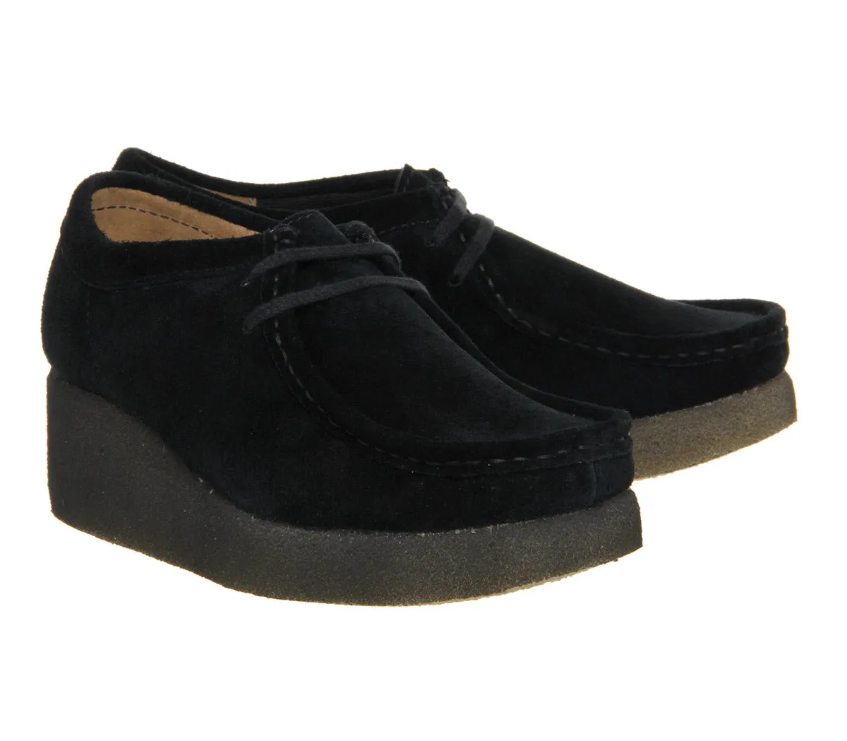 Clarks
Peggy Bee Suede Wallabee Womens Wedge Shoes