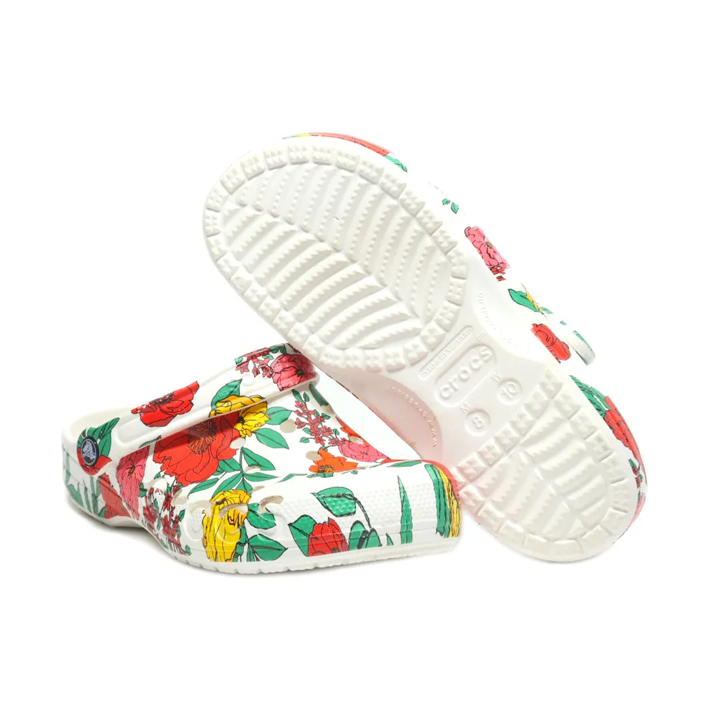 Crocs Classic Clogs Rubber Multicolour Colour For Women