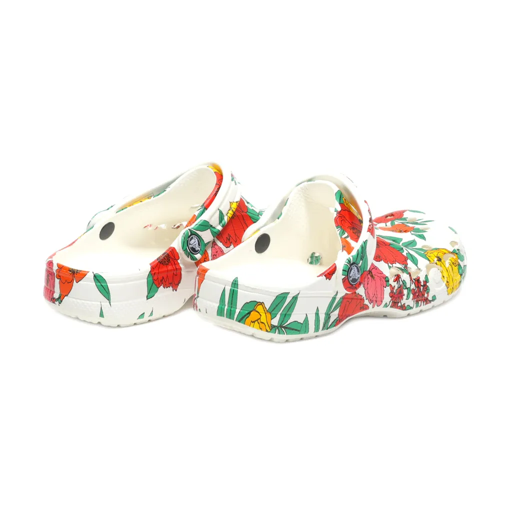 Crocs Classic Clogs Rubber Multicolour Colour For Women