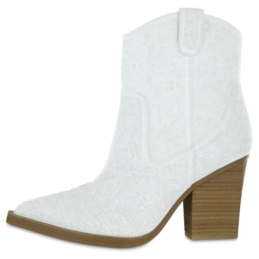 Dawson Zippered Pointed Toe Booties