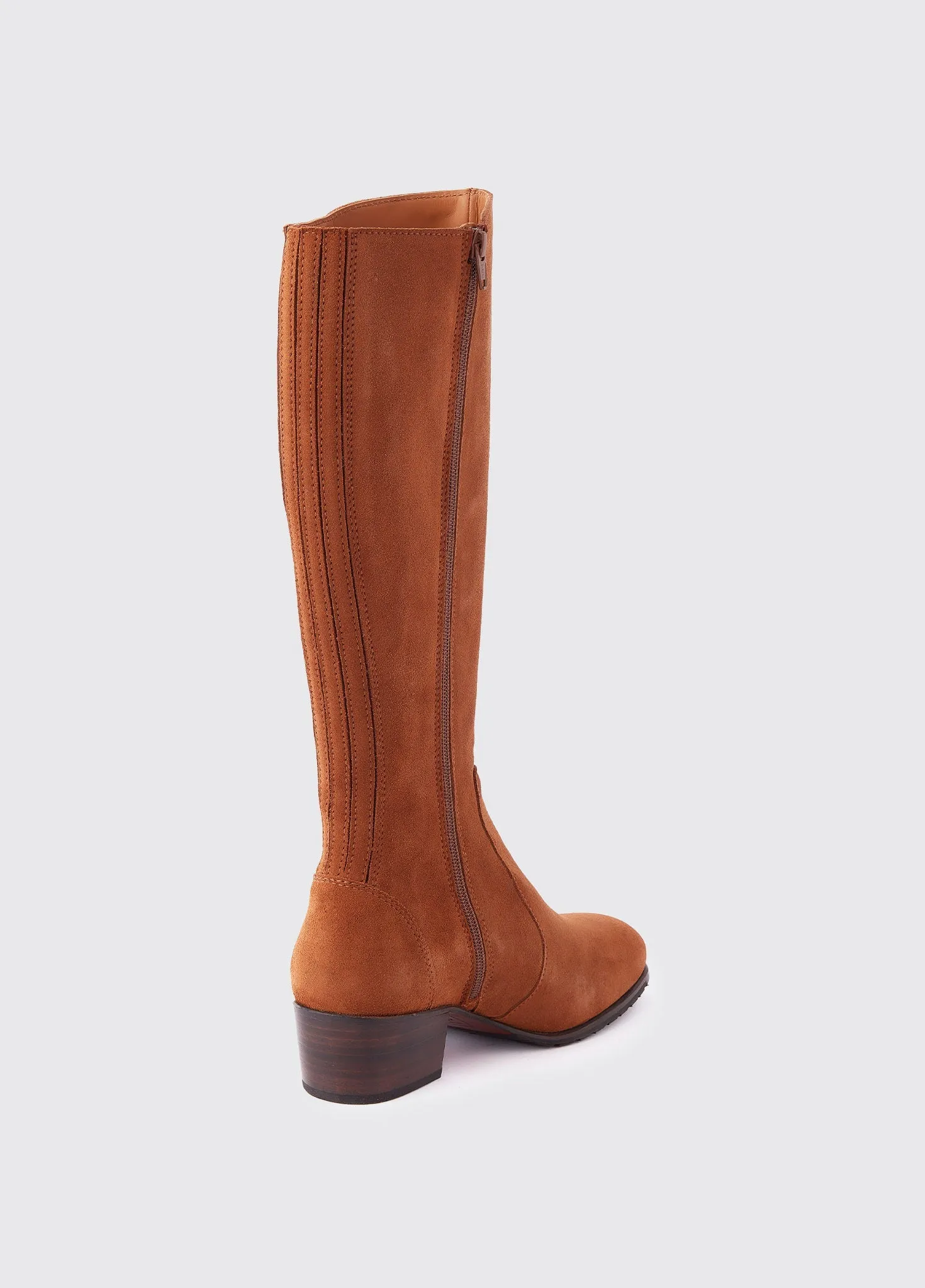 Downpatrick Camel boots knee high