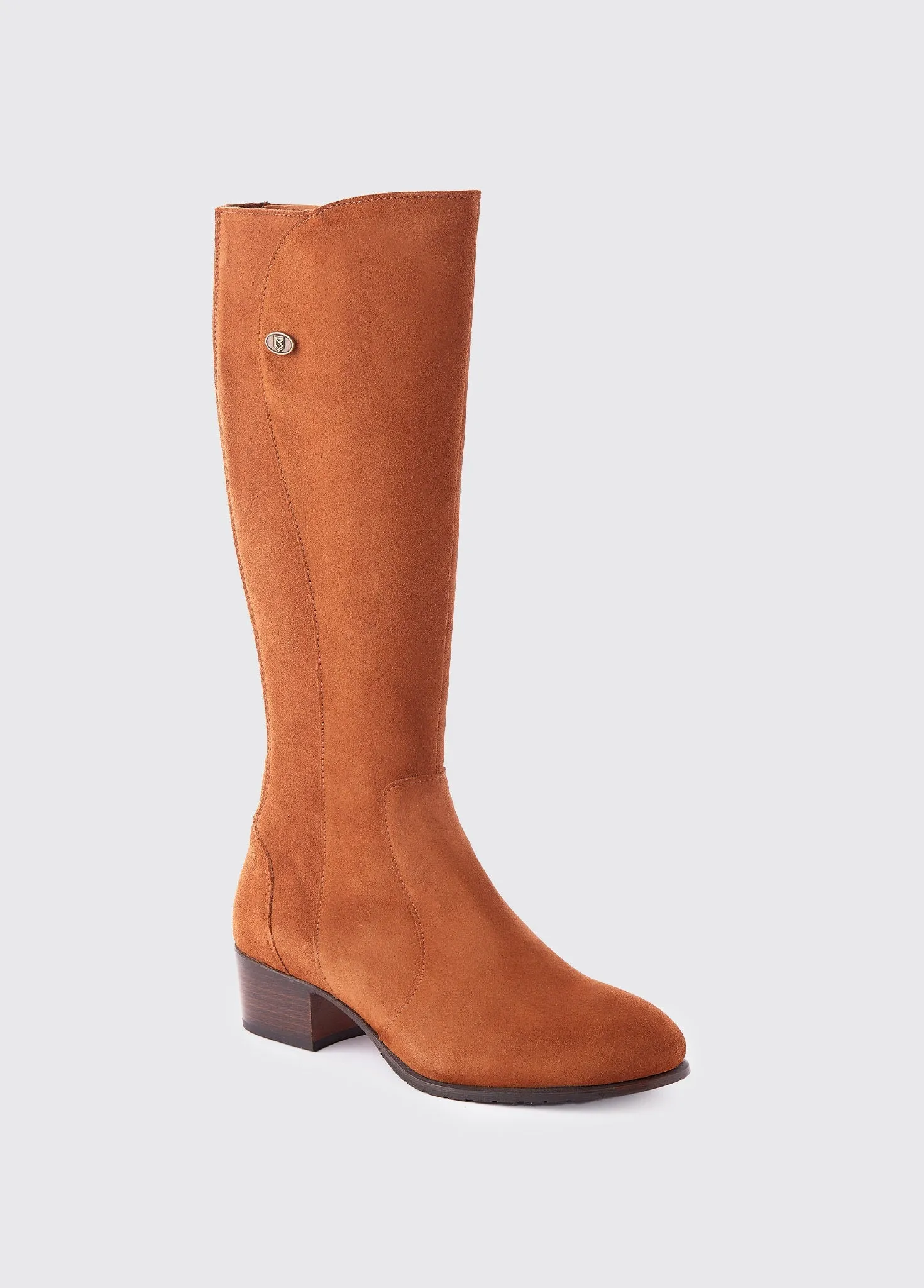 Downpatrick Camel boots knee high