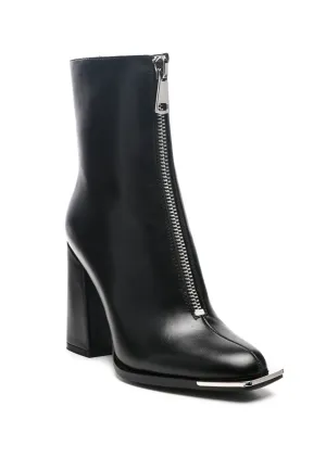 Flower Blade Almond Toe Ankle Boot
