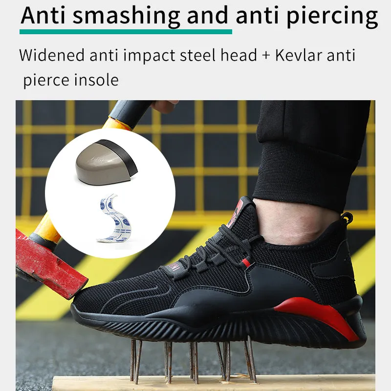 Fly Weave Tennis Safety Shoes for Men (JB-797)