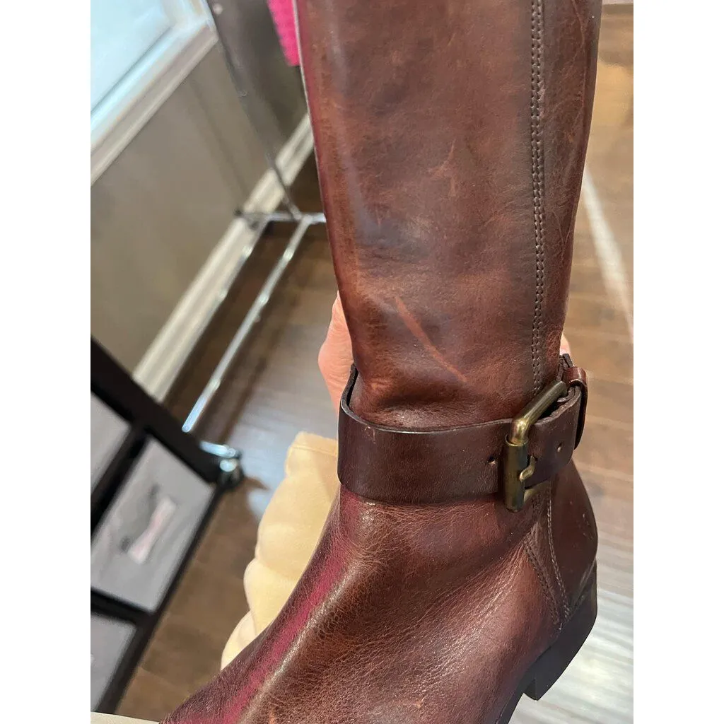Frye Melissa Belted Tall Boots - Size 6