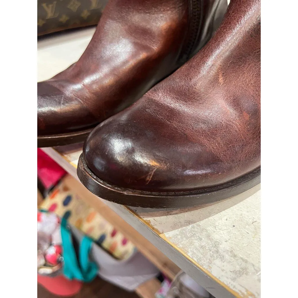 Frye Melissa Belted Tall Boots - Size 6
