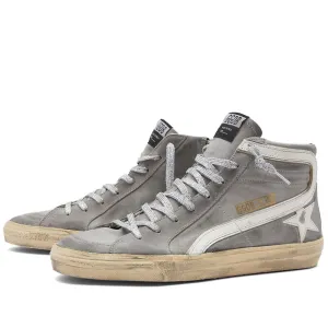 Golden Goose Slide Waxed Suede Sneakers