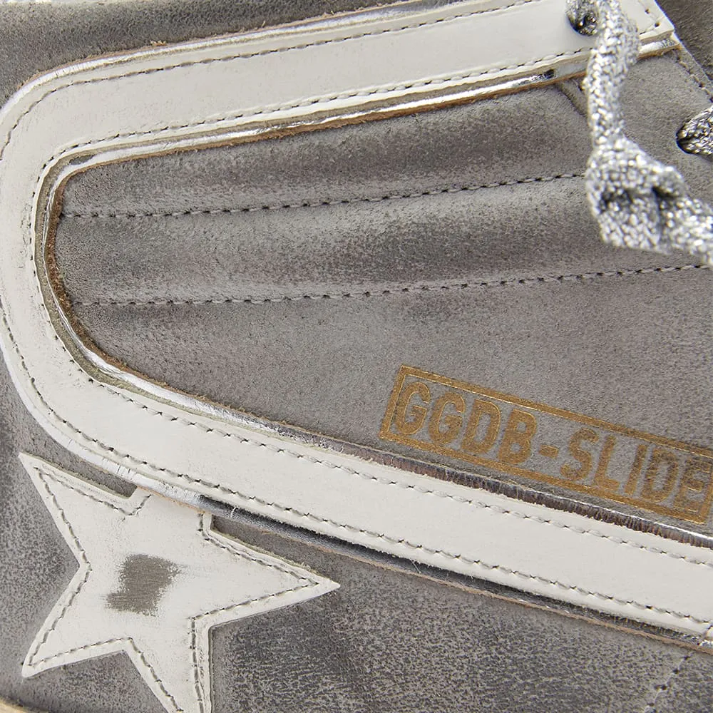 Golden Goose Slide Waxed Suede Sneakers