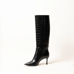 Kate Boots in Black Leather