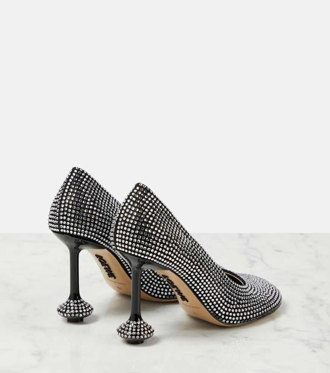 Loewe toy suede shoes, black