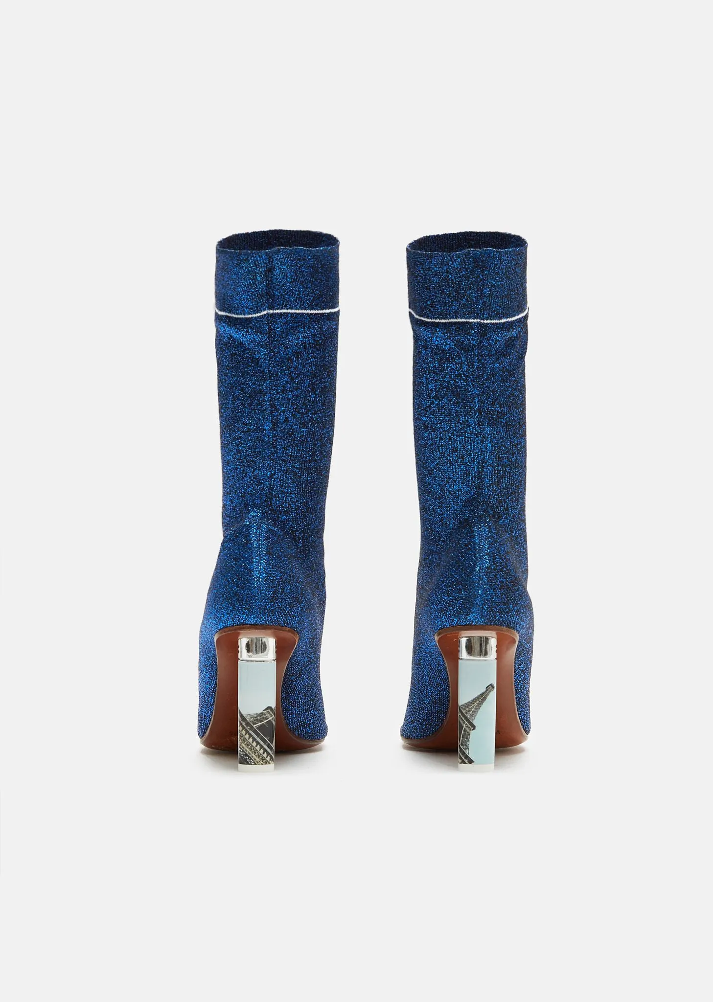 Lurex Socks Ankle Boots