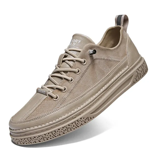 Luxury Suede Leather Men Handmade Shoes