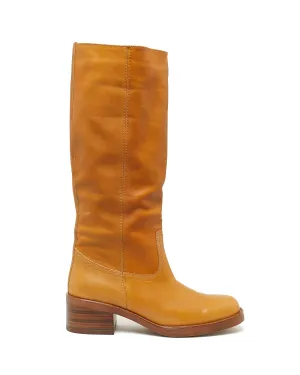 Mary Coconut Tan Leather