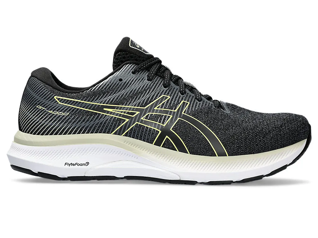 Men's Asics GT-4000 3, Black/Glow Yellow, 11 D Medium