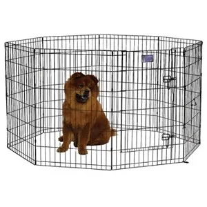 Midwest Black 8 Panel Exercise Pen