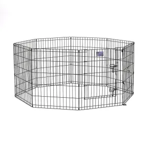 Midwest Black 8 Panel Exercise Pen