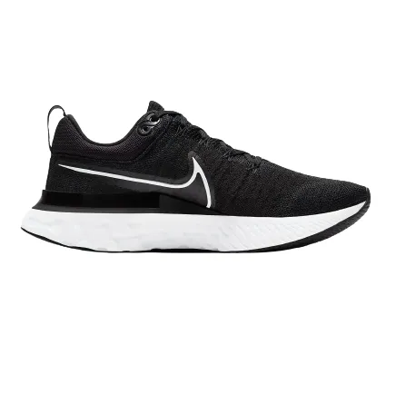 Nike Women's React Infinity Run Flyknit 2 Shoes - Black / Iron Grey / White