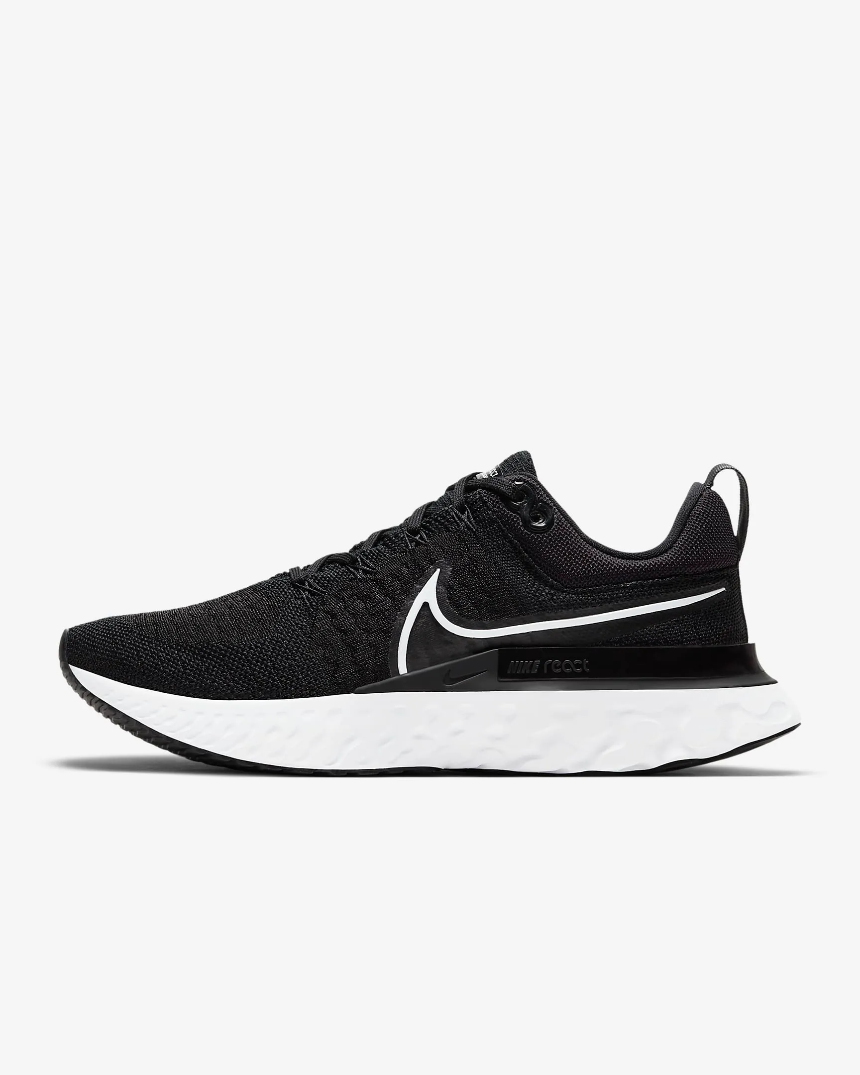 Nike Women's React Infinity Run Flyknit 2 Shoes - Black / Iron Grey / White