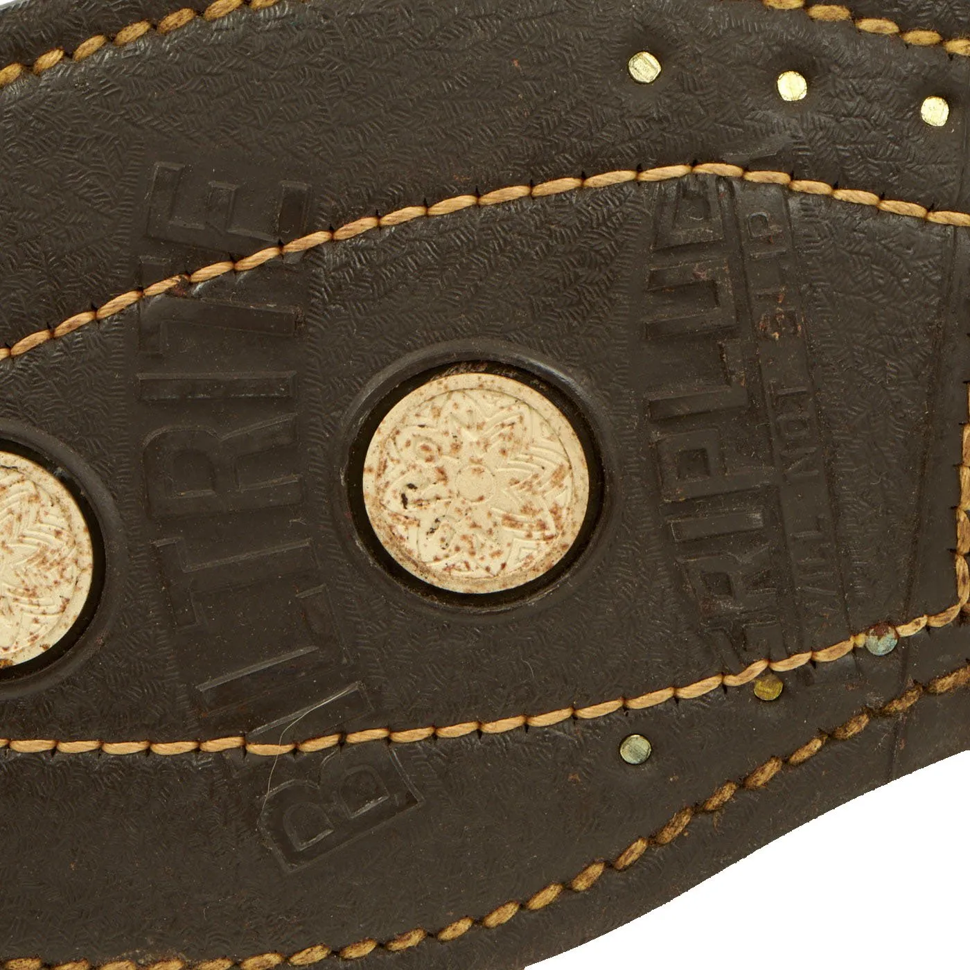 Original U.S. WWII Airborne Paratrooper Brown Leather Jump Boots by Herman in Size 6 - New Old Stock