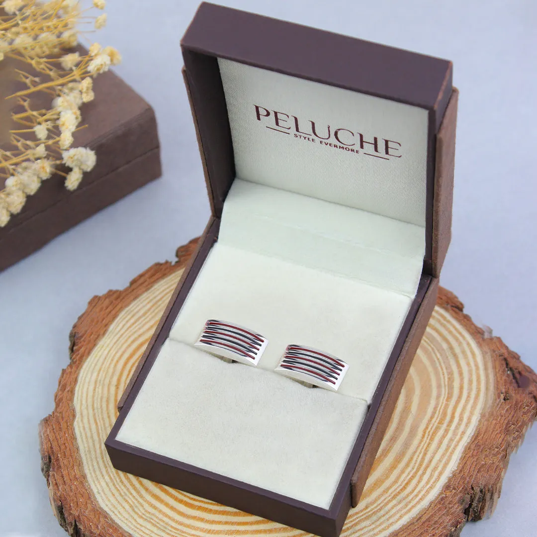 Peluche Minimalist Mi Multicolor Cufflinks