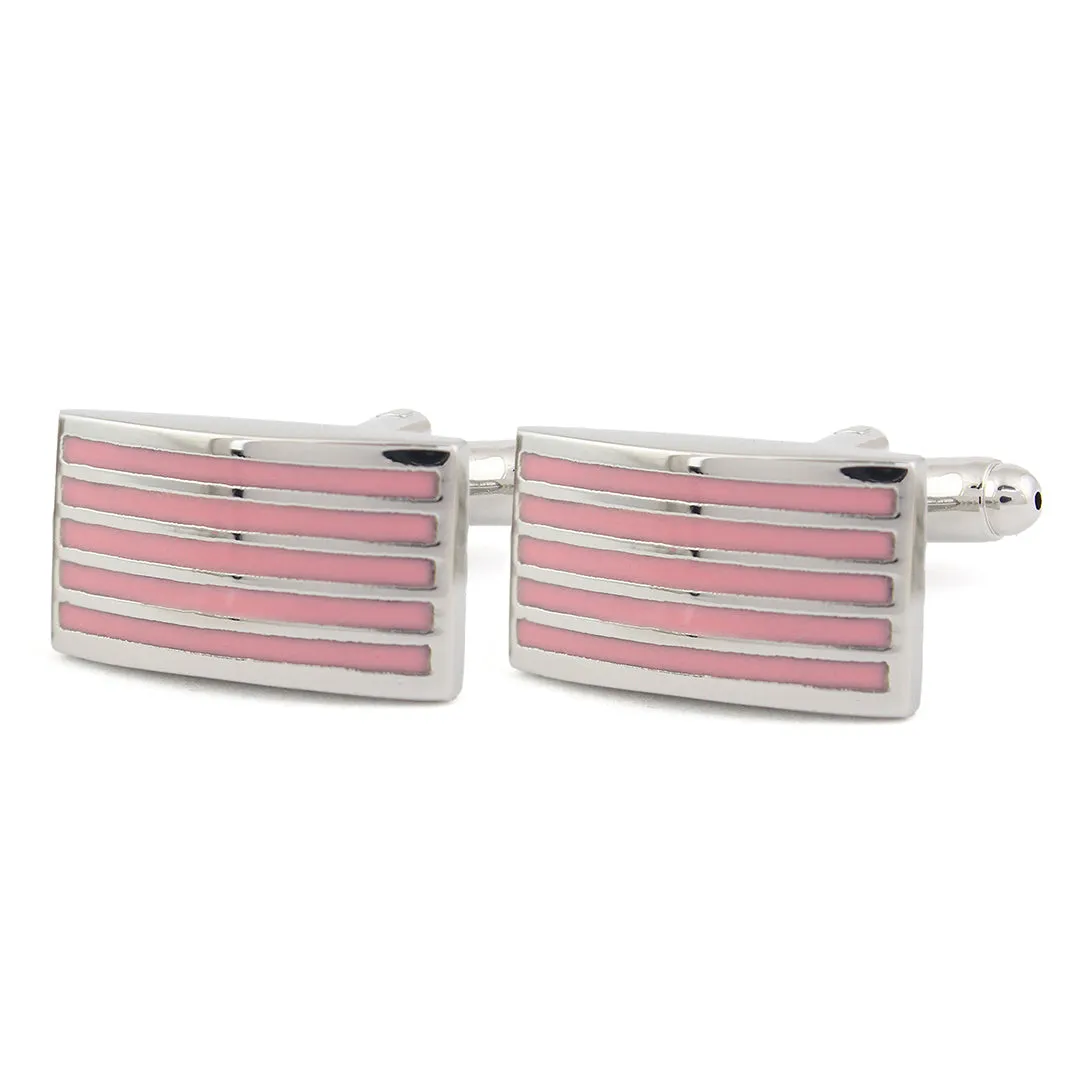 Peluche Minimalist Mi Pink Cufflinks