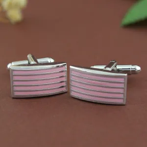 Peluche Minimalist Mi Pink Cufflinks