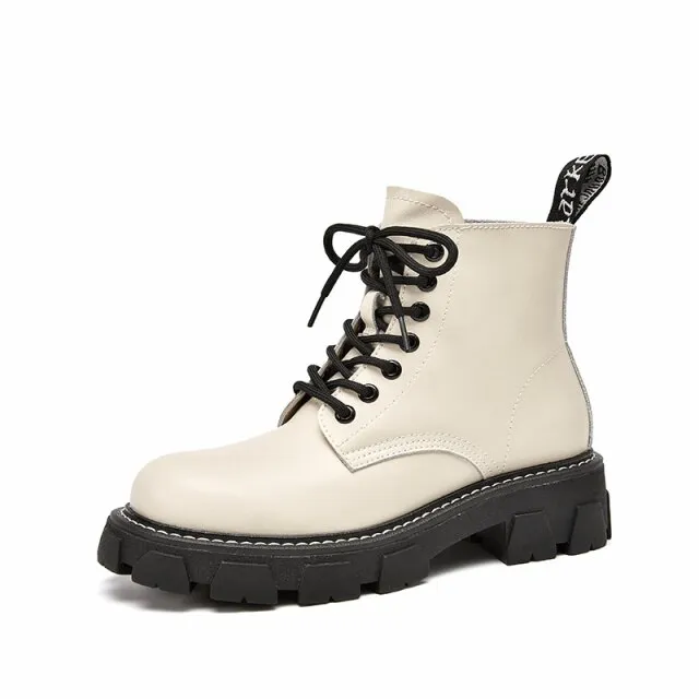 Peniche Women's Faux Fur Ankle Black Boots