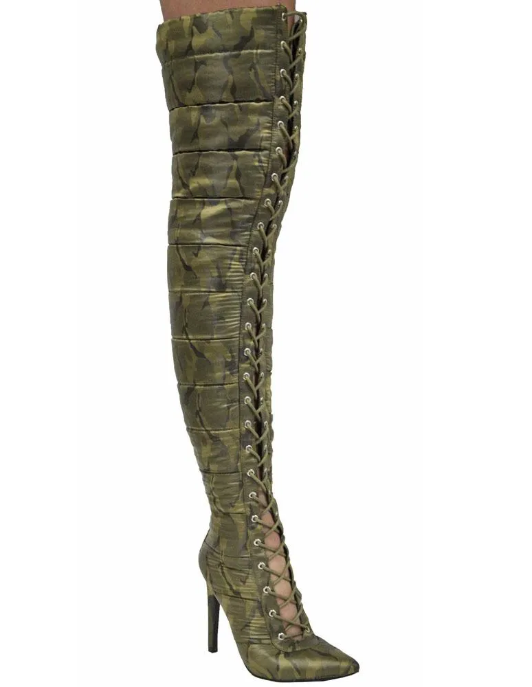 RAGE PUFF KNEE HIGH - CAMO