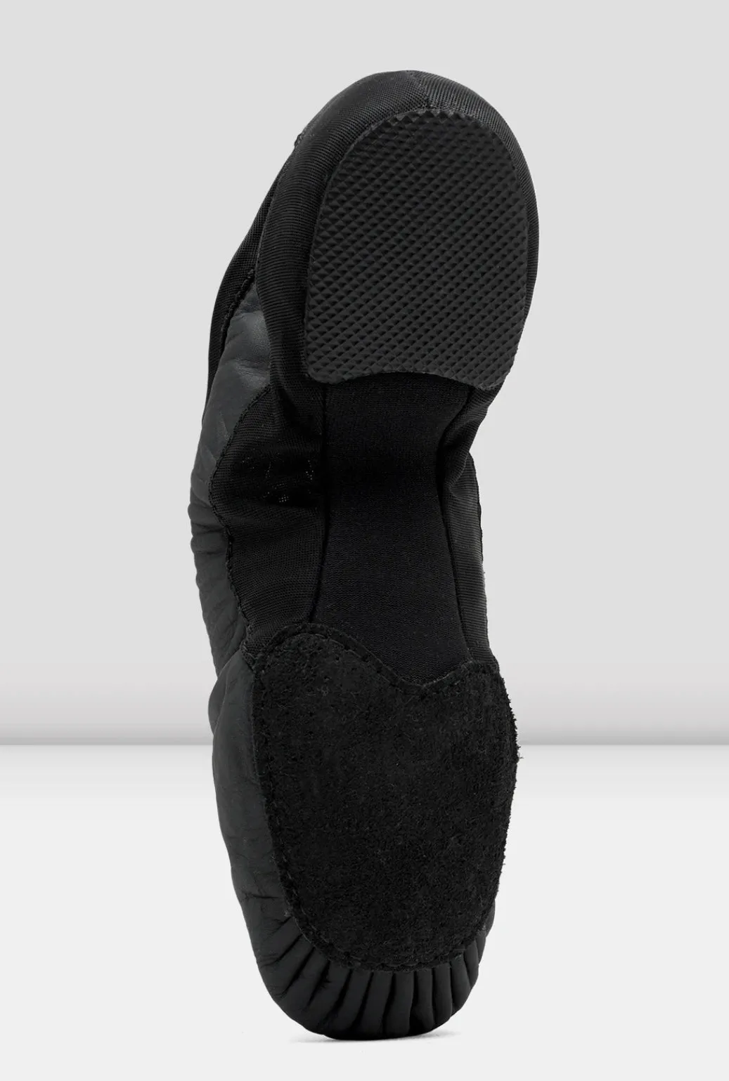 S0470G - Black - Girls Pulse Leather Jazz Shoe - Select Size