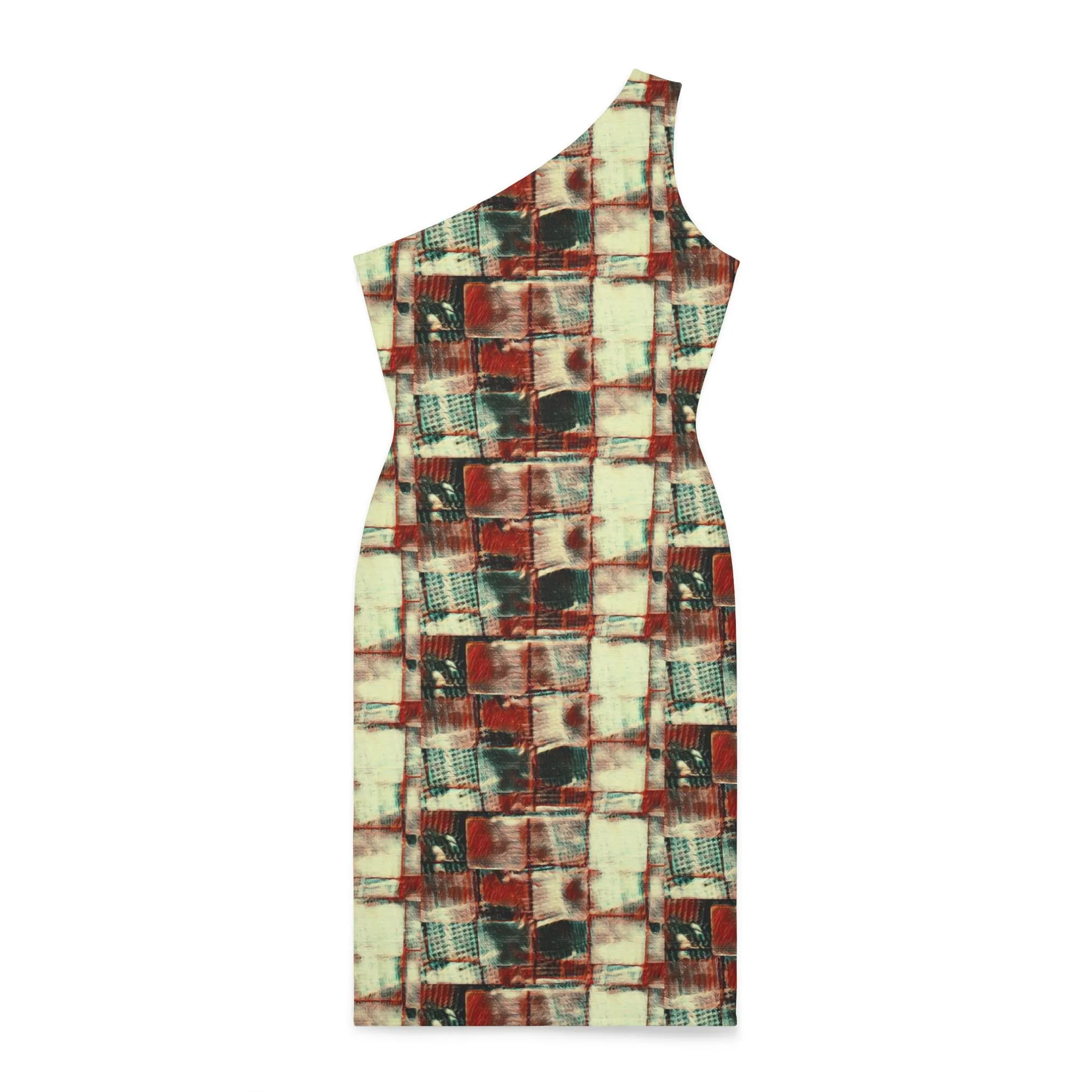 Shoulder Dress - "Square Dance"