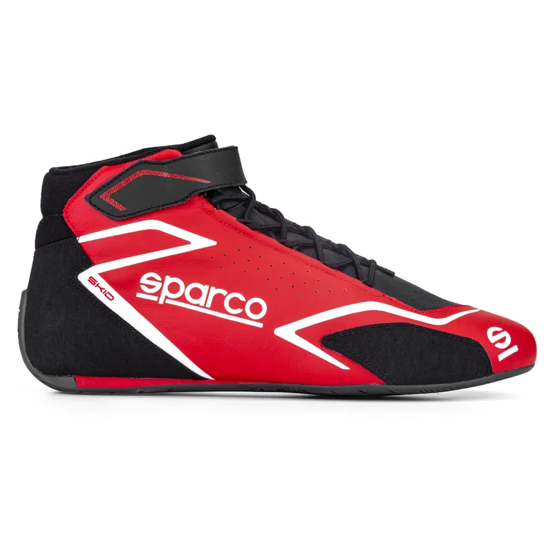 Sparco Skid Shoe - Red/Black