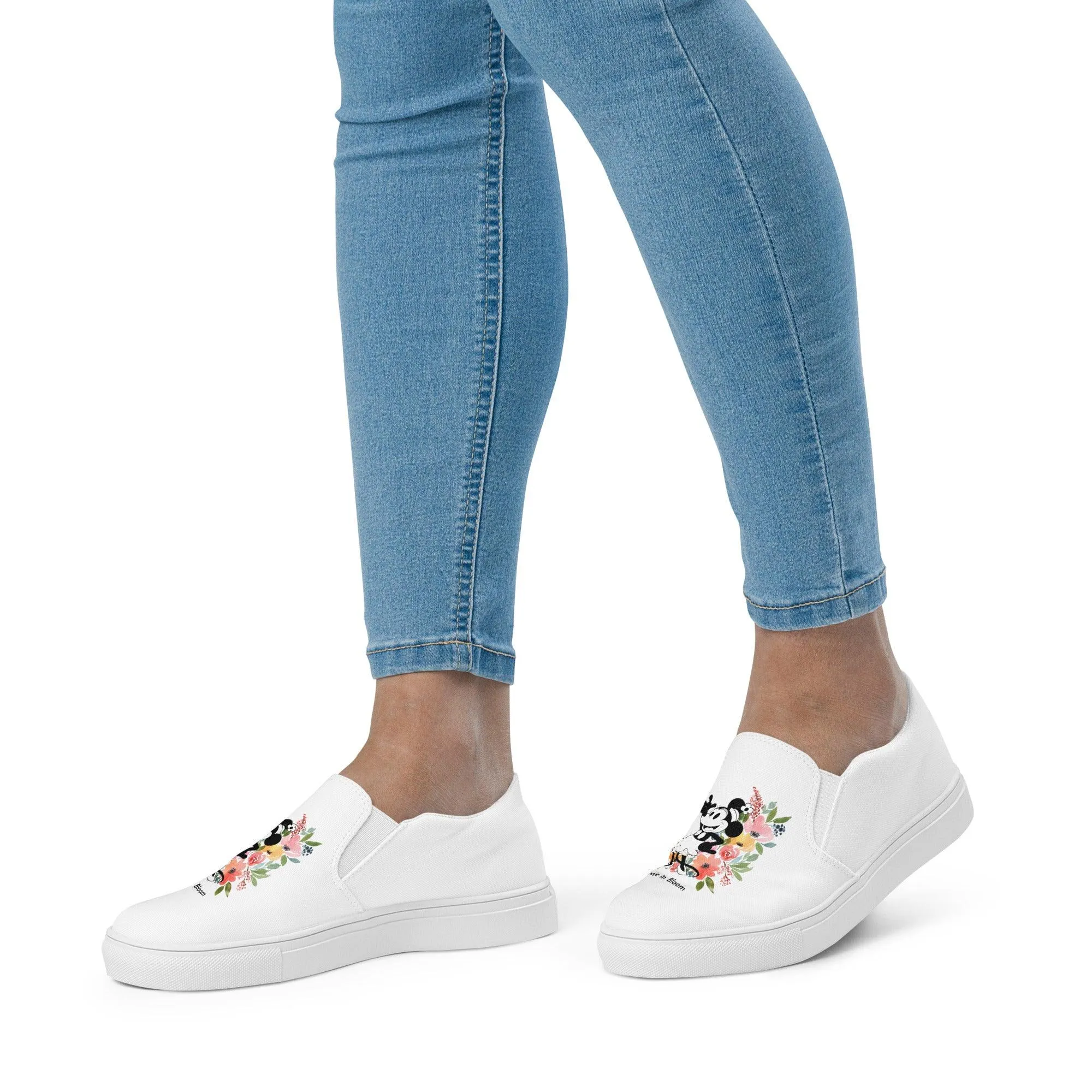 Steamboat Willie - Bloom - Women’s Slip-on Canvas Shoes