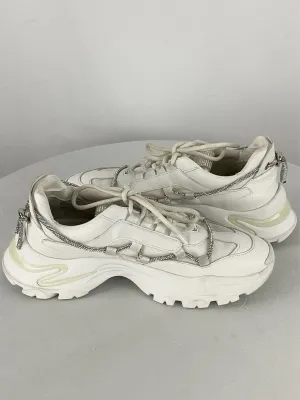 Steve Madden Women's Miracles White Tennis Shoes Size 10