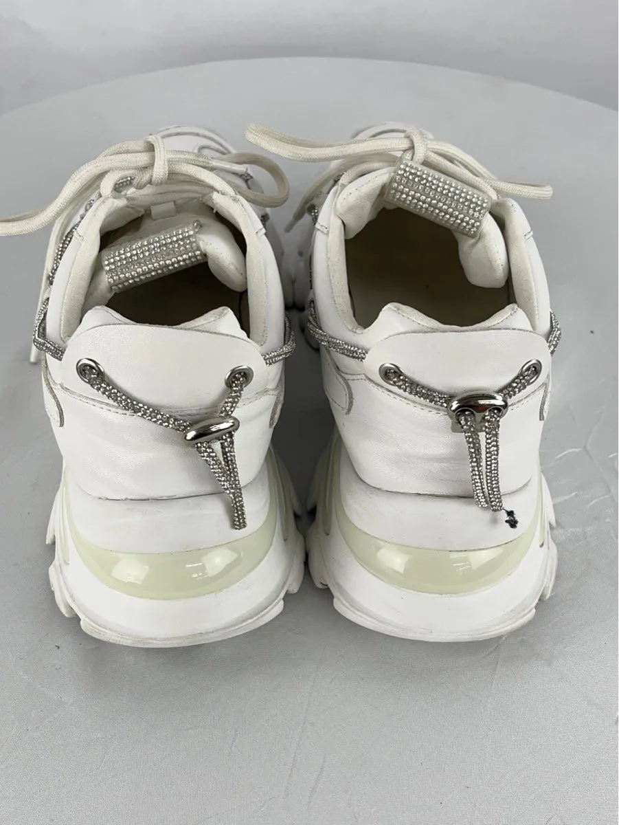 Steve Madden Women's Miracles White Tennis Shoes Size 10