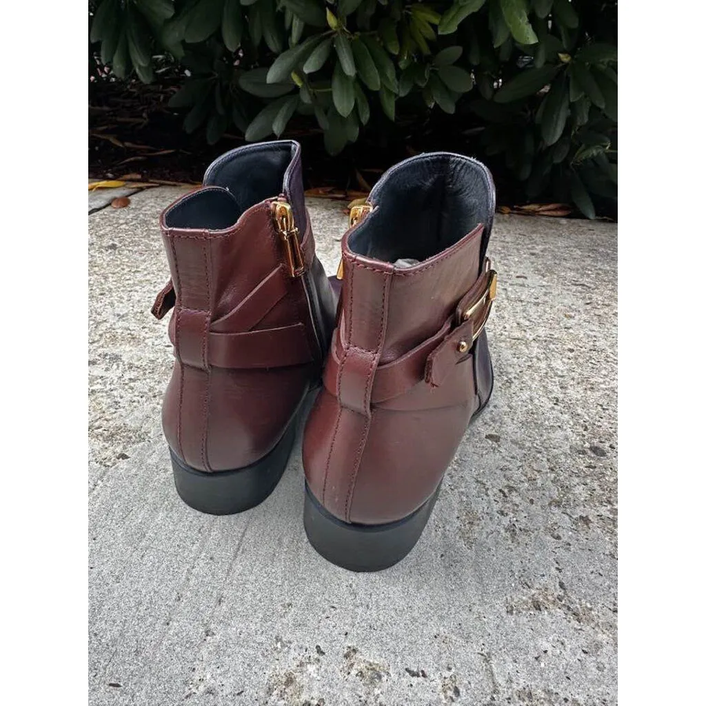 Tod's Leather Colorblock Pattern Boots - Size 42