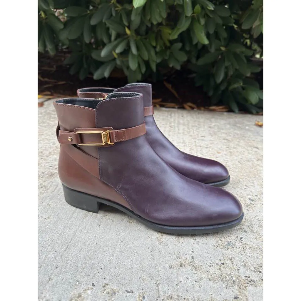 Tod's Leather Colorblock Pattern Boots - Size 42